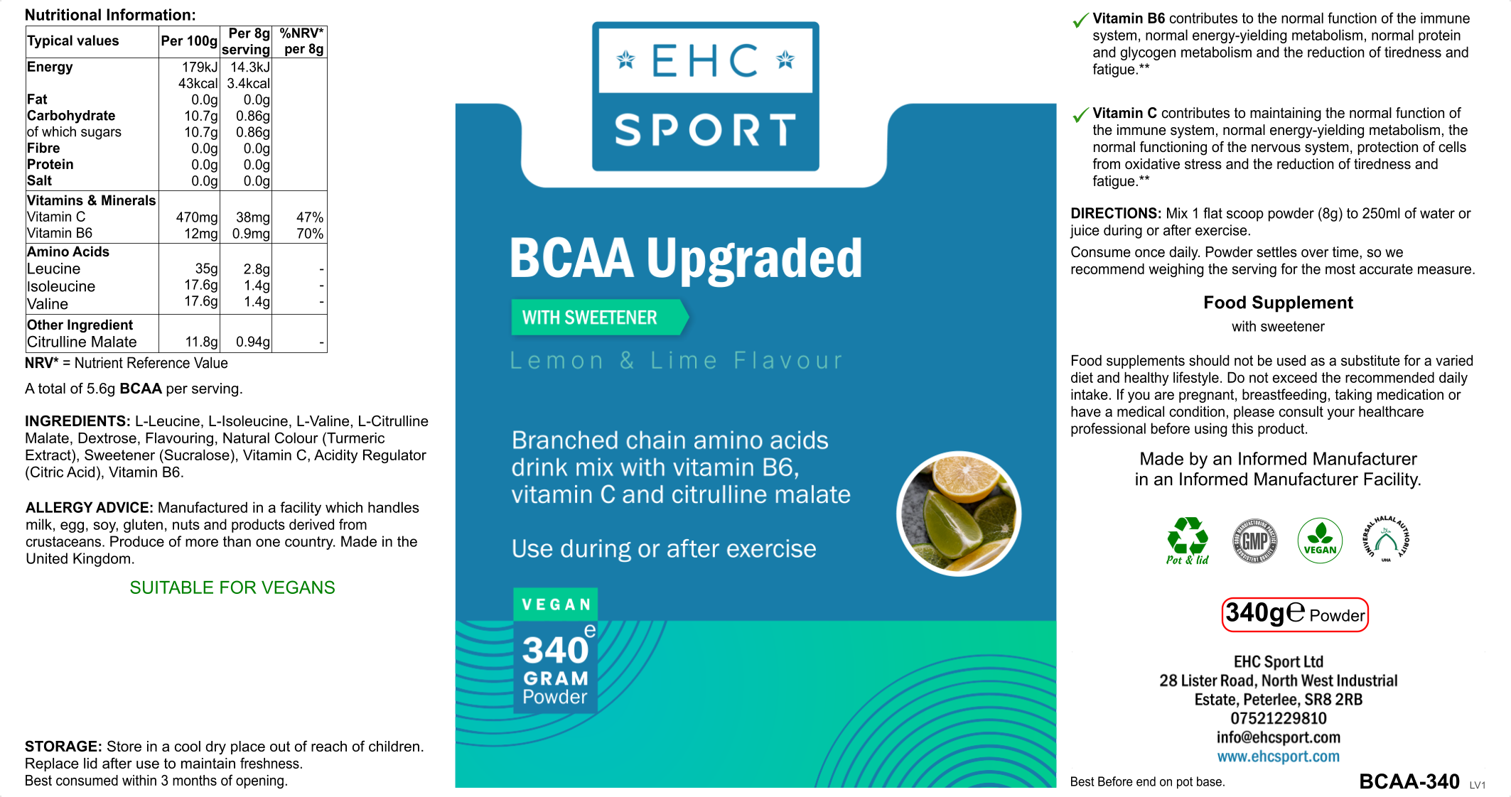 BCAA Upgraded